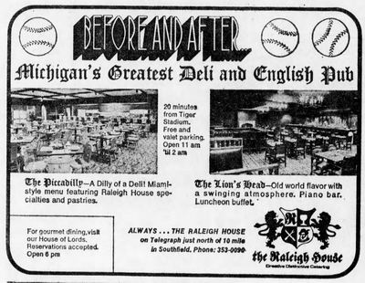 The Raleigh House - April 1973 Ad (newer photo)